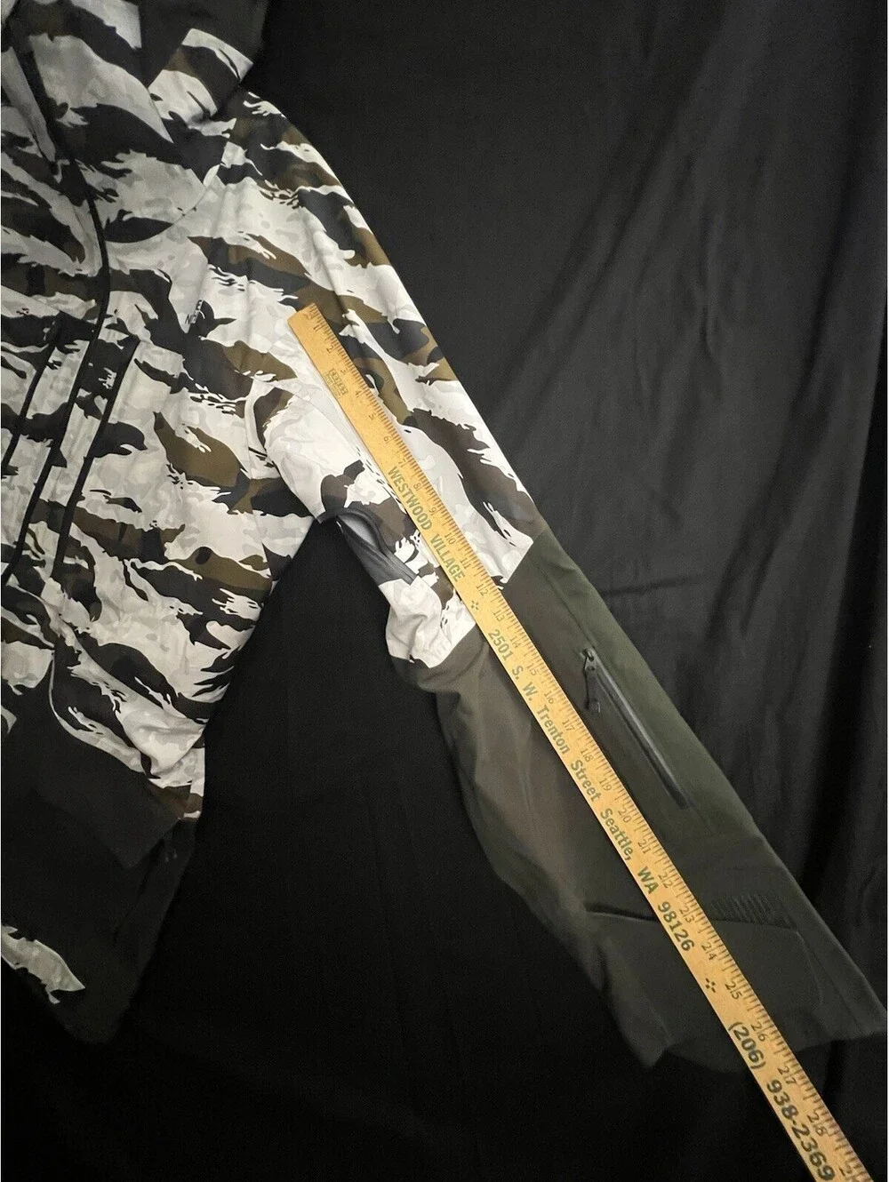 The North Face Rocko Green Camo A-CAD Futurelight Jacket Mens XXL Steep Series